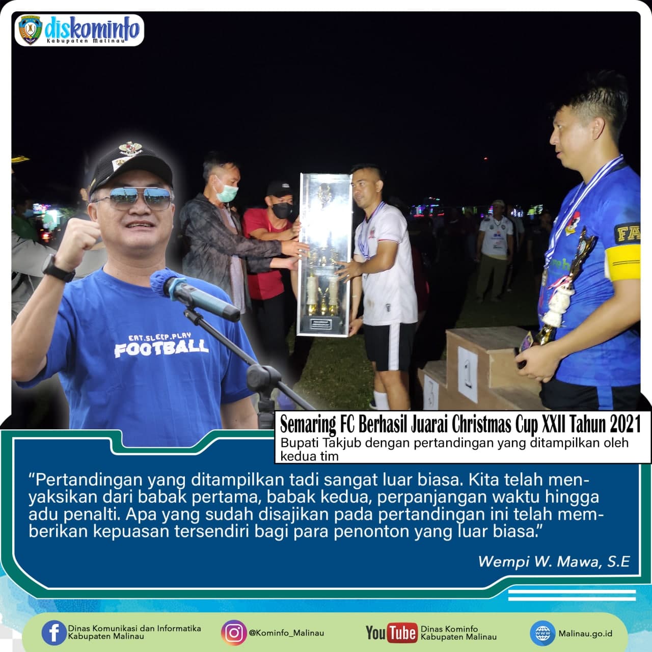 Semaring FC Berhasil Juarai Christmas Cup XXII Tahun 2021 main image