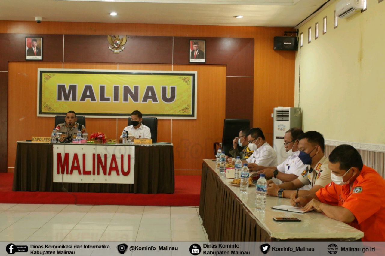 Sekda Hadiri Rakor Dengan Polres Malinau Bahas Pelaksanaan Vaksin Untuk Anak image 3
