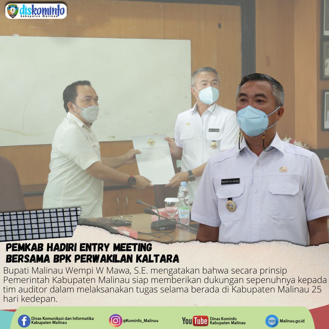 Pemkab Hadiri Entry Meeting Bersama BPK Perwakilan Kaltara main image