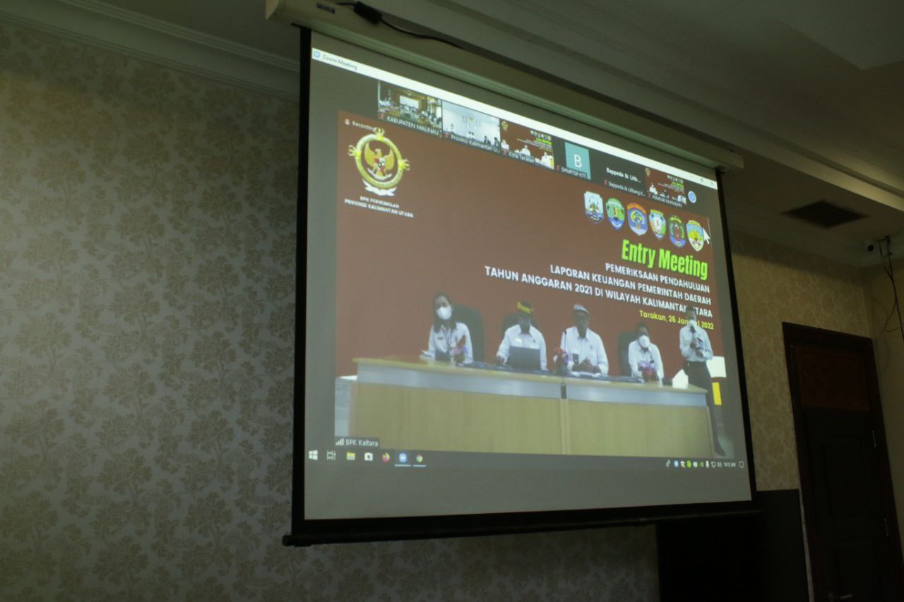 Pemkab Hadiri Entry Meeting Bersama BPK Perwakilan Kaltara image 3