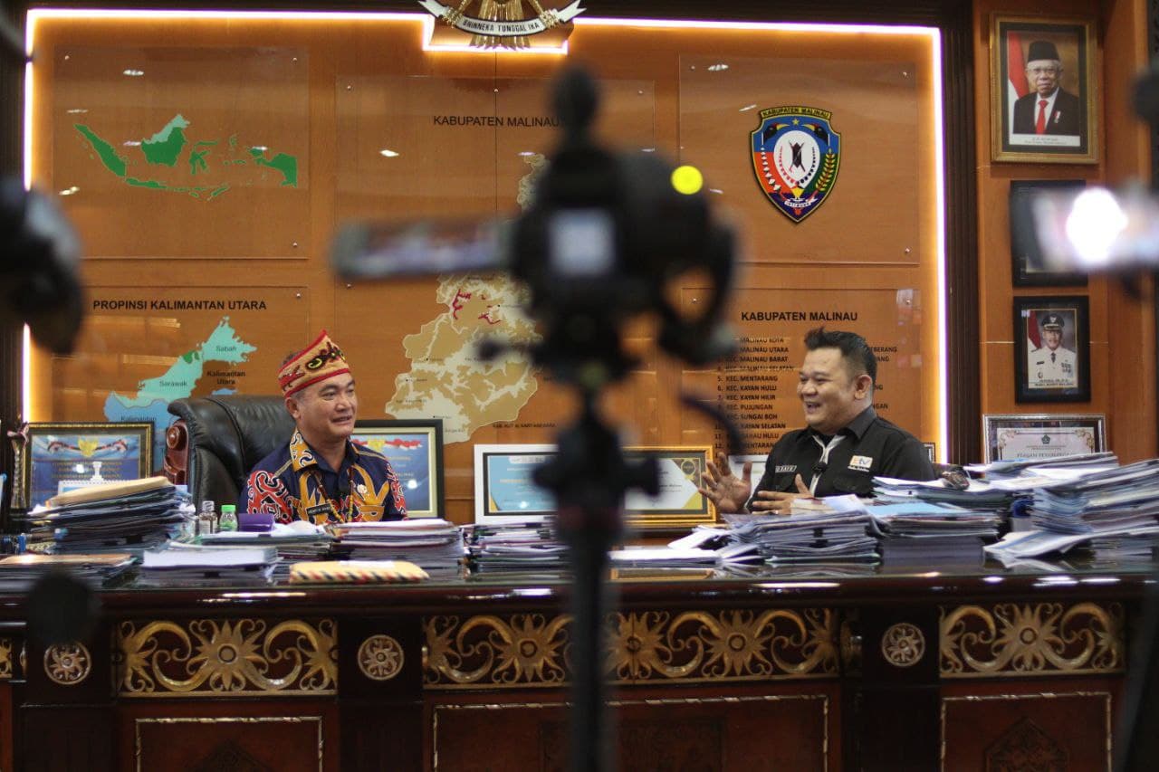 Tampil Di Tarakan TV, Bupati Malinau : Hadirkan Kebaikan, Jaga Persatuan dan Kesatuan image 3