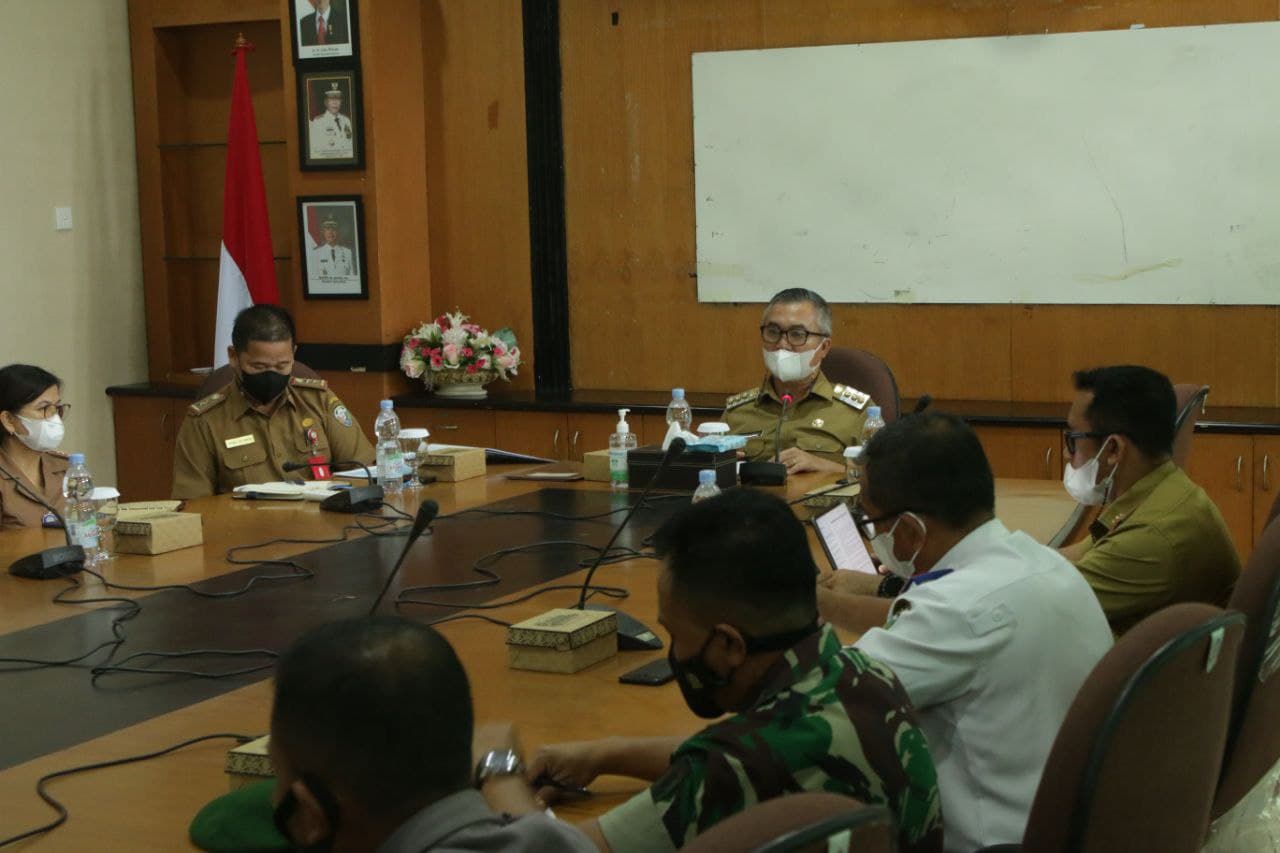 Tindaklanjuti Arahan Presiden, Bupati Pimpin Rakor Satgas Penanganan Covid-19 Kabupaten Malinau image 2
