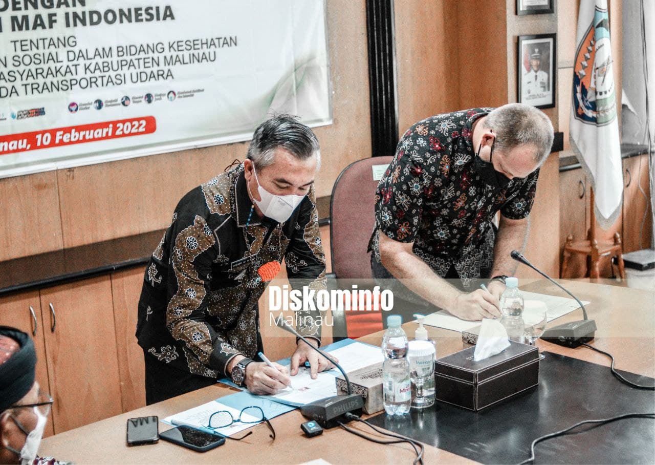 Jalankan Misi Sosial, Pemkab Jalin Kesepakatan Bersama Dengan MAF Indonesia image 3
