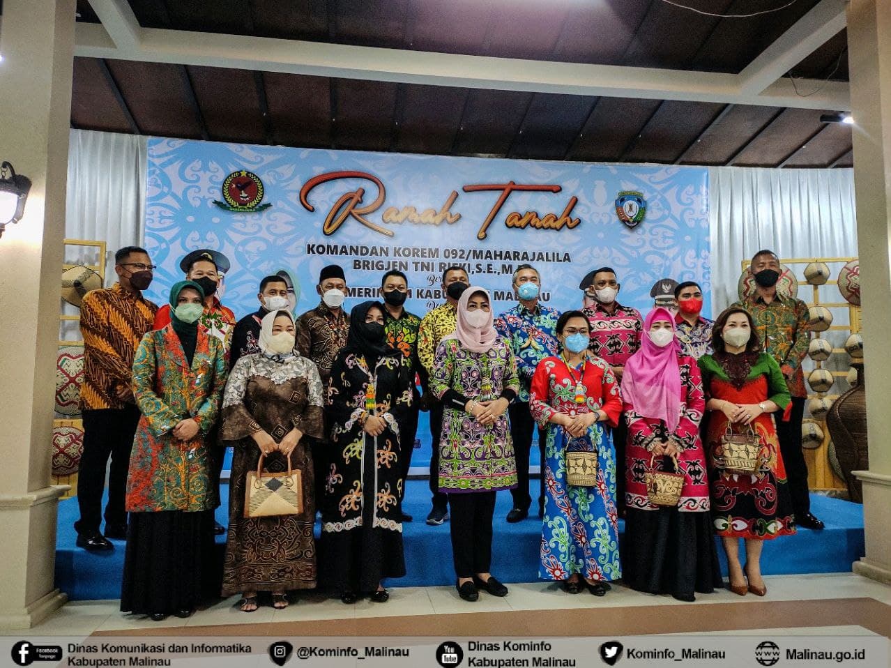 Pemkab Gelar Malam Ramah Tamah Bersama Danrem 092/MRL image 2