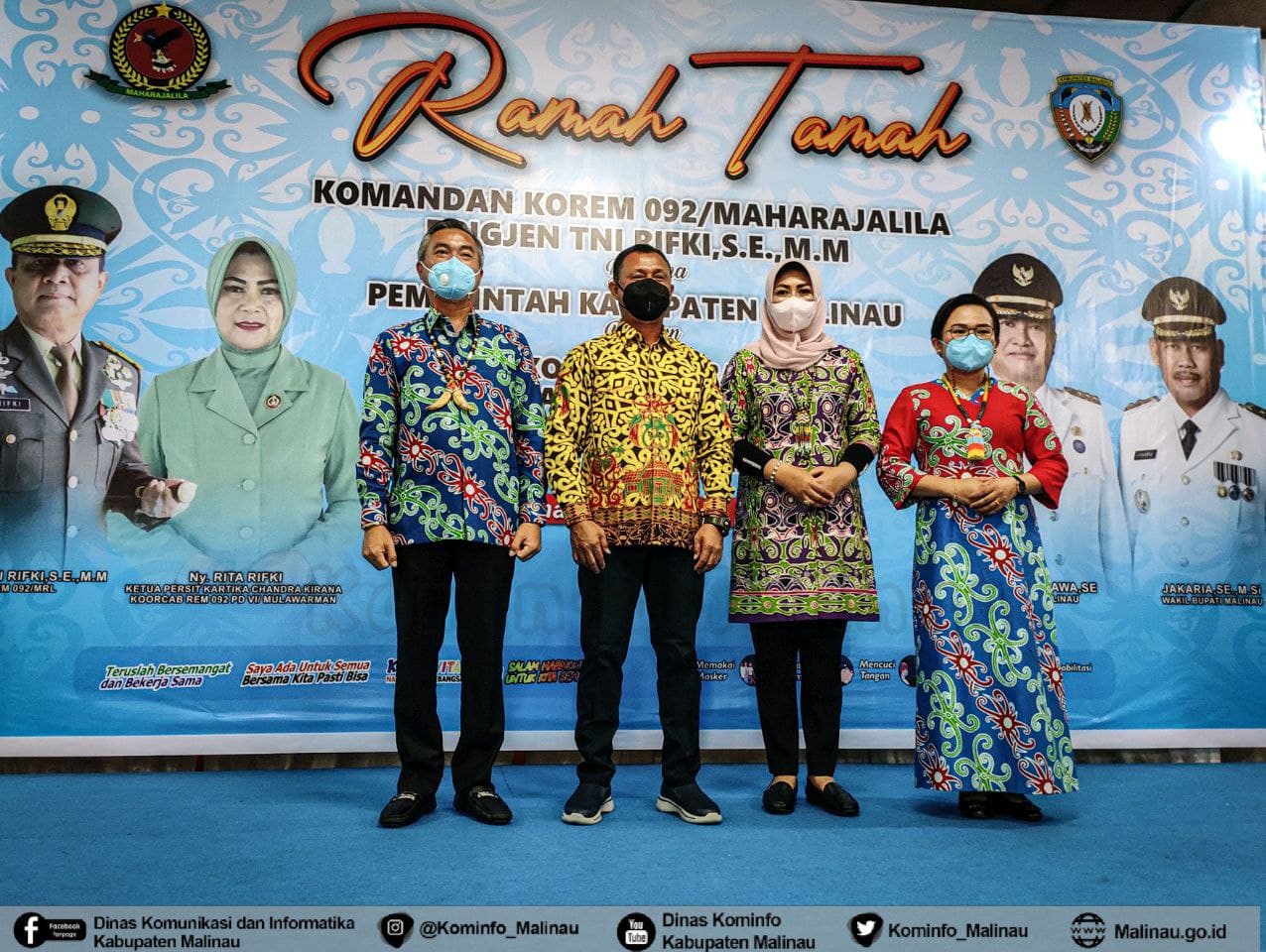 Pemkab Gelar Malam Ramah Tamah Bersama Danrem 092/MRL image 3