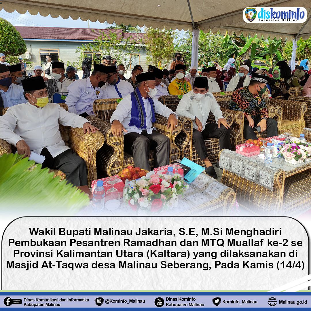 Wabup Hadiri Pembukaan Pesantren Ramadhan dan MTQ Muallaf ke- 2 Se-Provinsi Kaltara main image