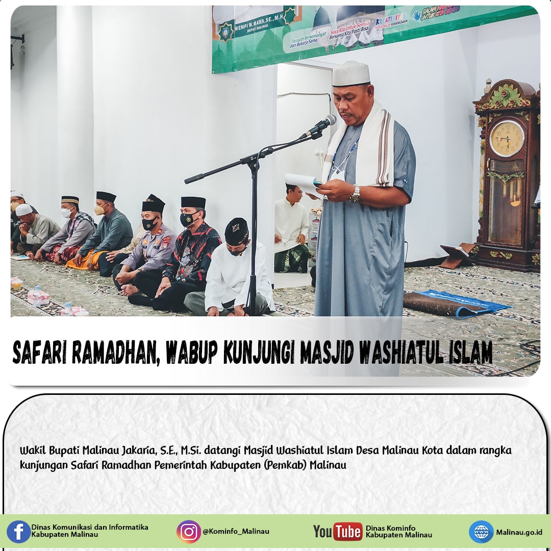 Safari Ramadhan, Wabup Kunjungi Masjid Washiatul Islam main image