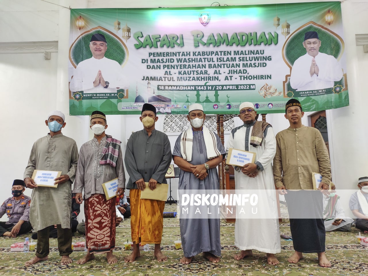 Safari Ramadhan, Wabup Kunjungi Masjid Washiatul Islam image 3