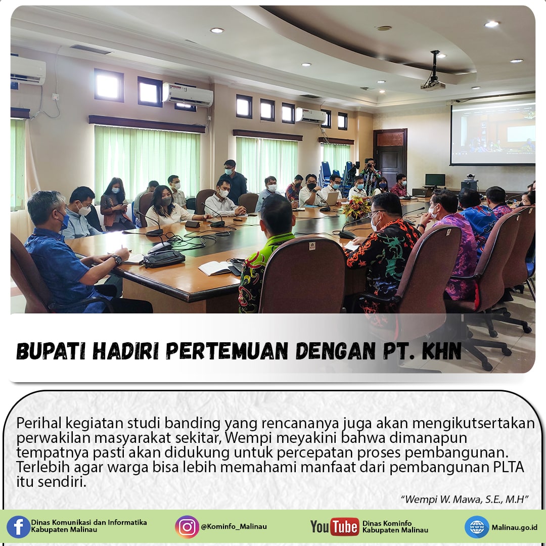 Bupati Hadiri Pertemuan Dengan PT. KHN main image