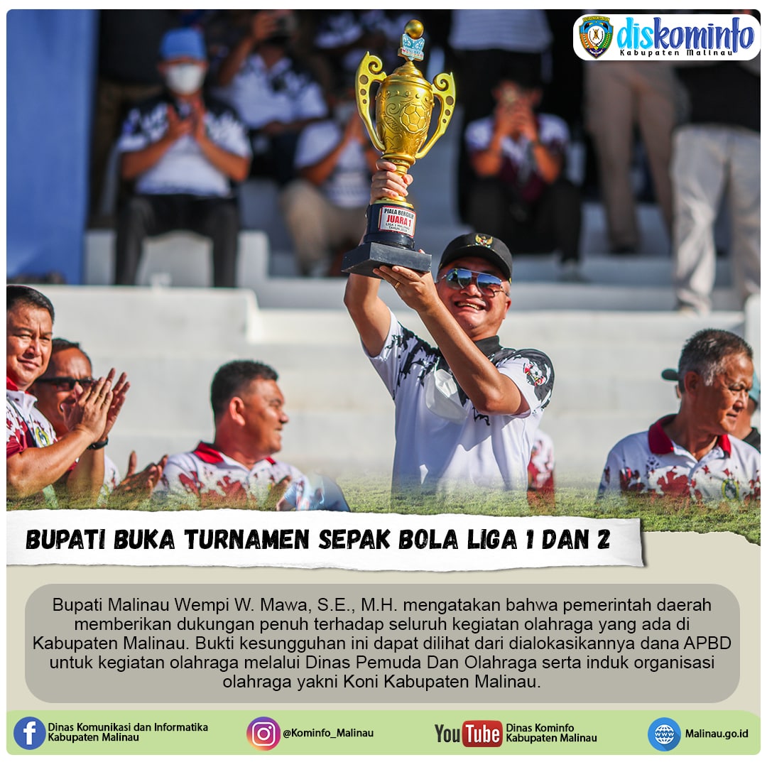 Bupati Buka Turnamen Sepak Bola Liga 1 dan 2 main image