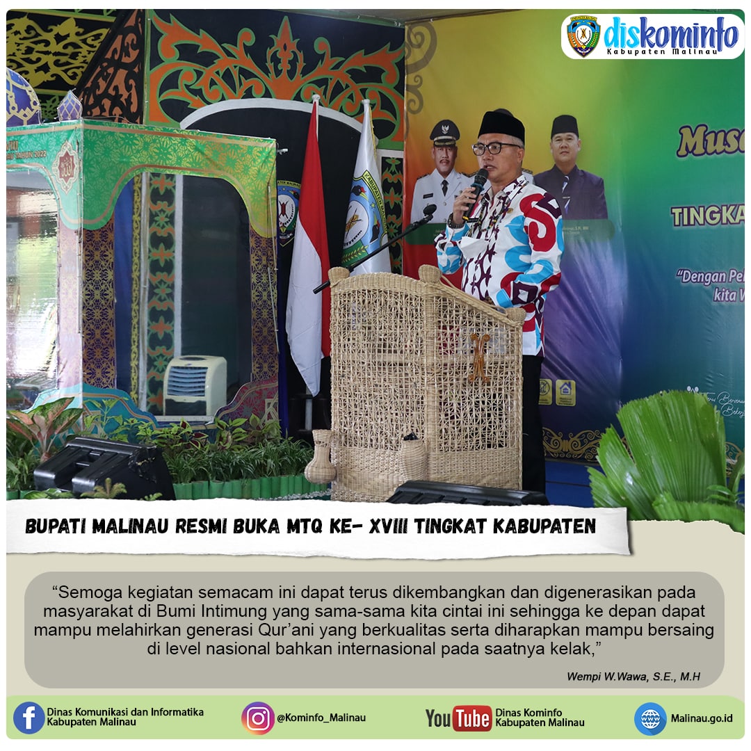 Bupati Malinau Resmi Buka MTQ Ke- XVIII Tingkat Kabupaten Malinau main image