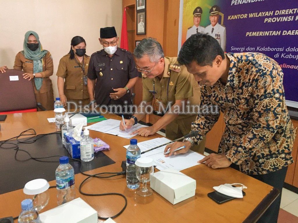Pemkab Malinau Tandatangani MOU Bersama Kanwil DJPb Provinsi Kaltara image 2
