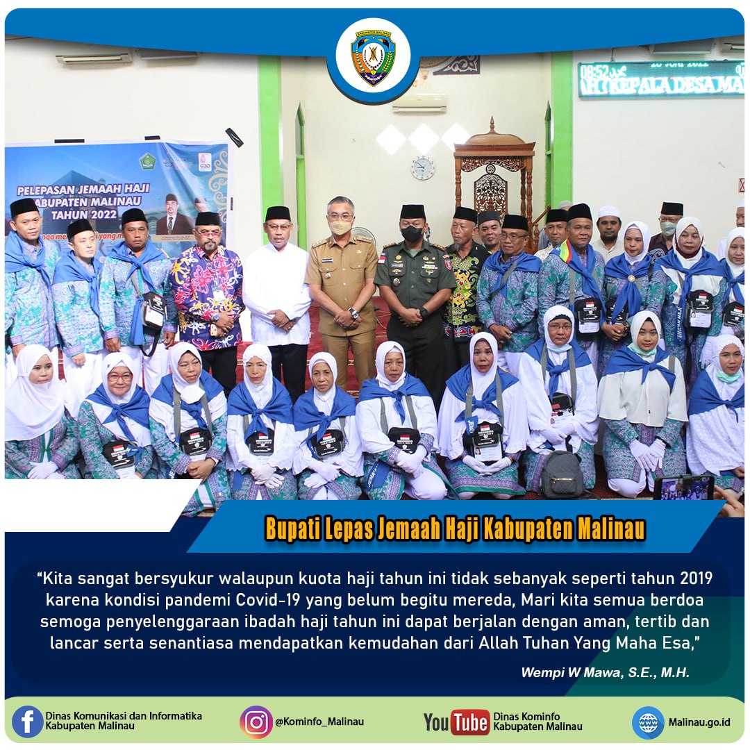 Bupati Lepas Keberangkatan Jemaah Haji Kabupaten Malinau main image