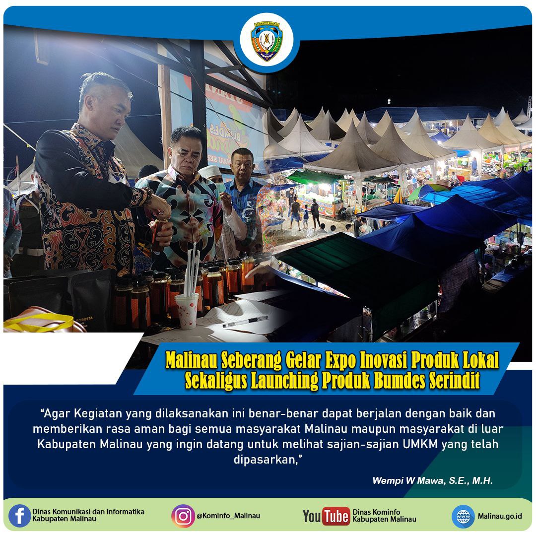 Pemdes Malinau Seberang Gelar Expo Inovasi Produk Lokal Dan Launching Produk Bumdes Serindit main image