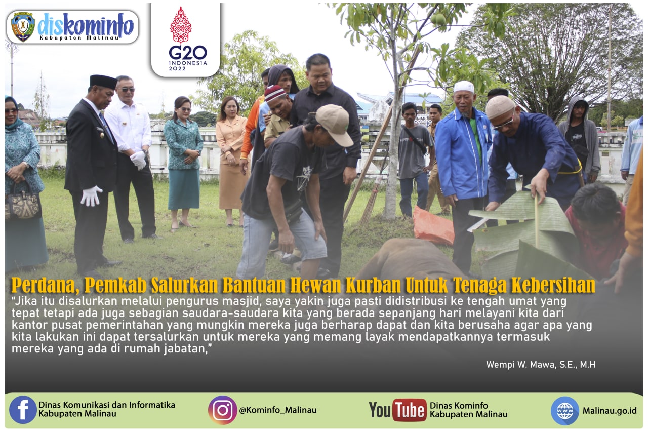 Pemkab Salurkan Bantuan Hewan Kurban Untuk Tenaga Kebersihan main image