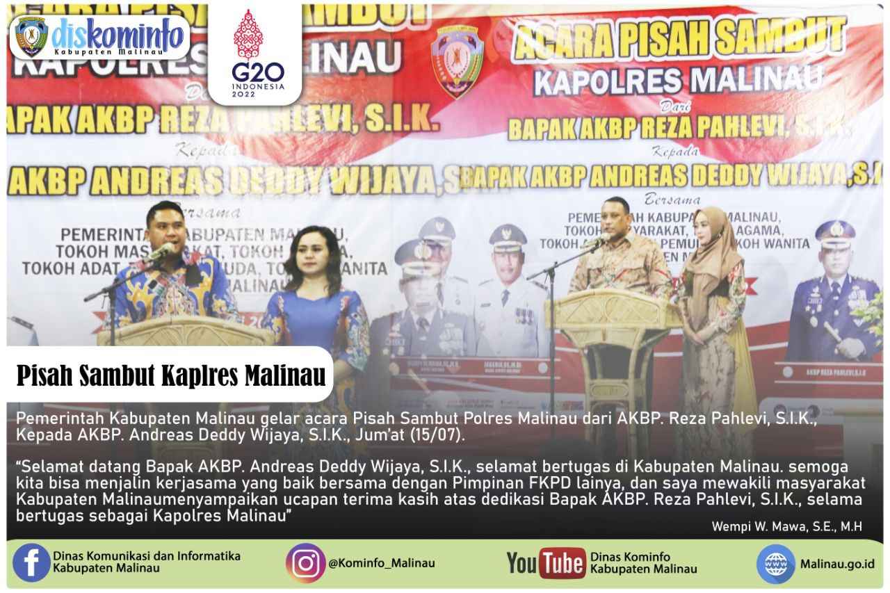 Pemkab Gelar Pisah Sambut Kapolres Malinau main image