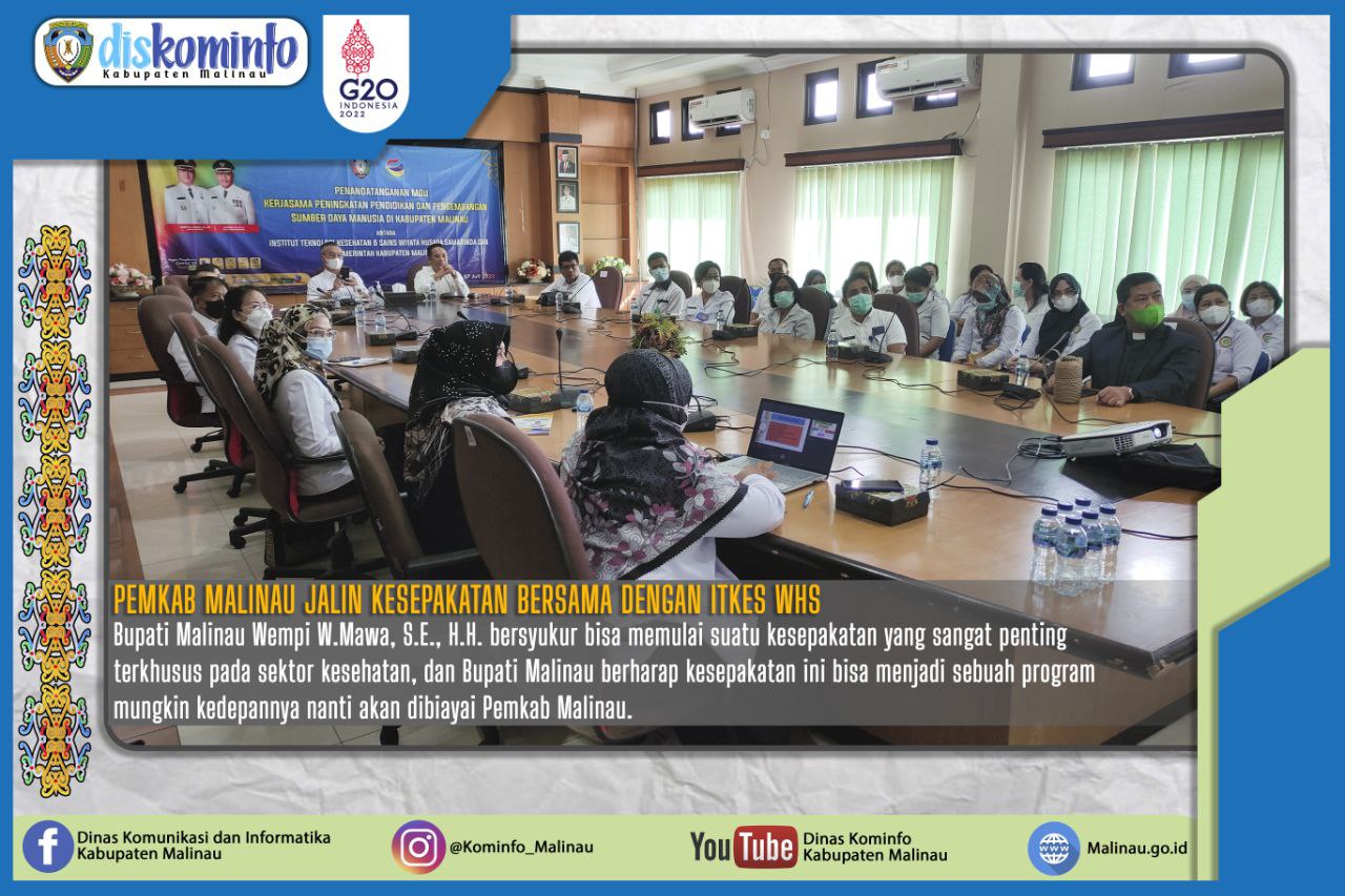 Pemkab. Malinau Jalin Kesepakatan Bersama Dengan ITKES WHS main image