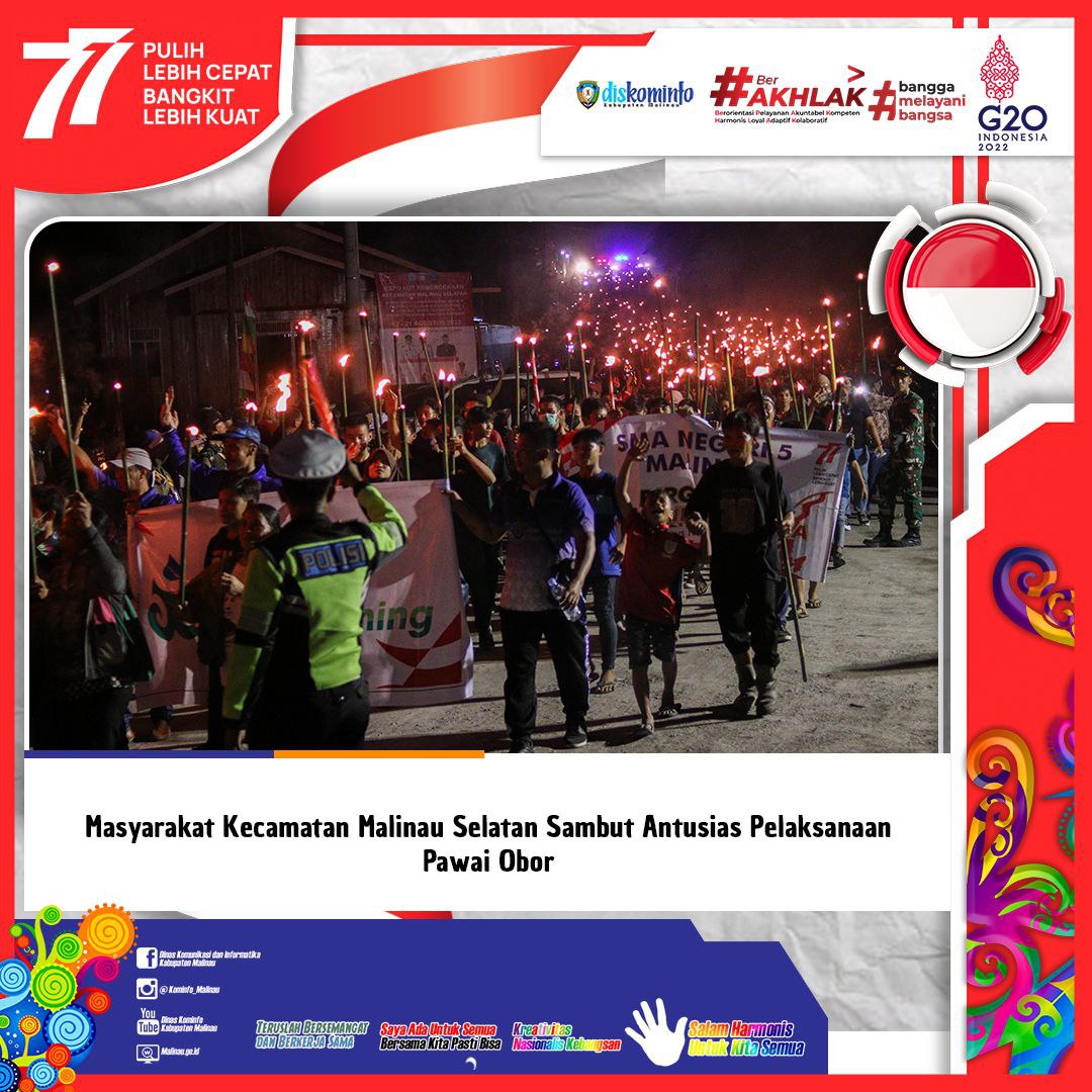 Masyarakat Malsel Sambut Antusias Pelaksanaan Pawai Obor image 2