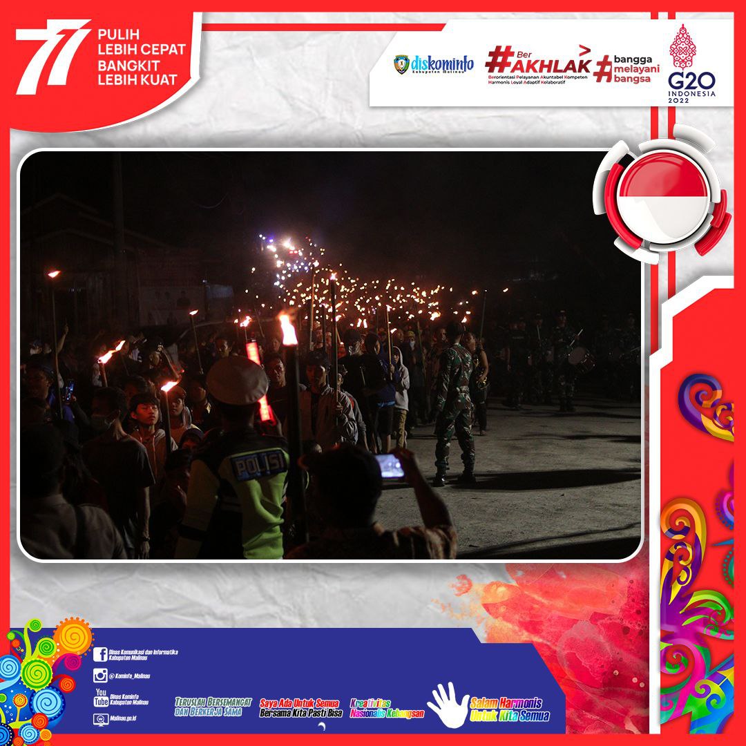 Masyarakat Malsel Sambut Antusias Pelaksanaan Pawai Obor image 3