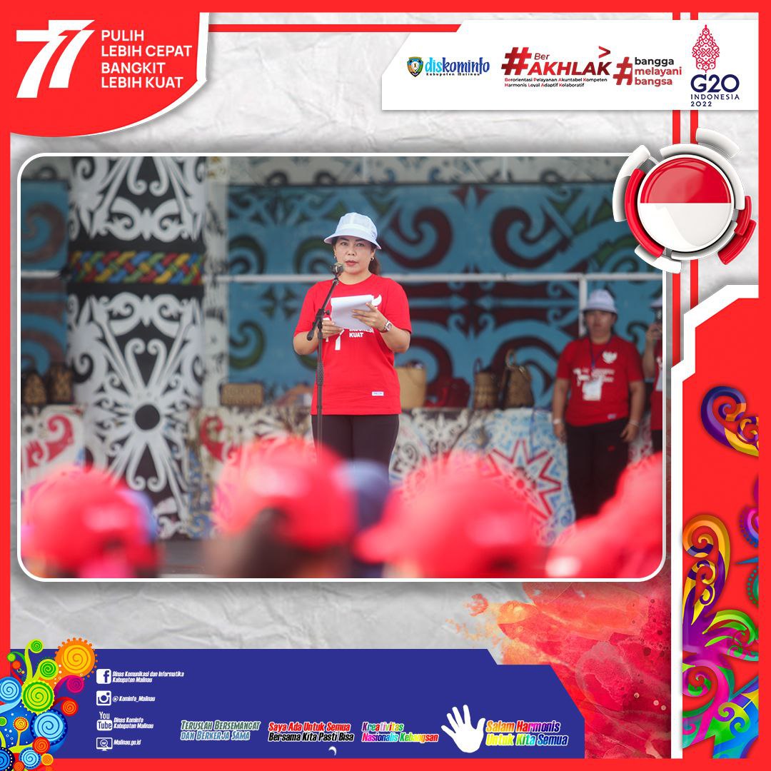 DW Persatuan Kabupaten Malinau Gelar Senam Bersama dan Outbond image 2