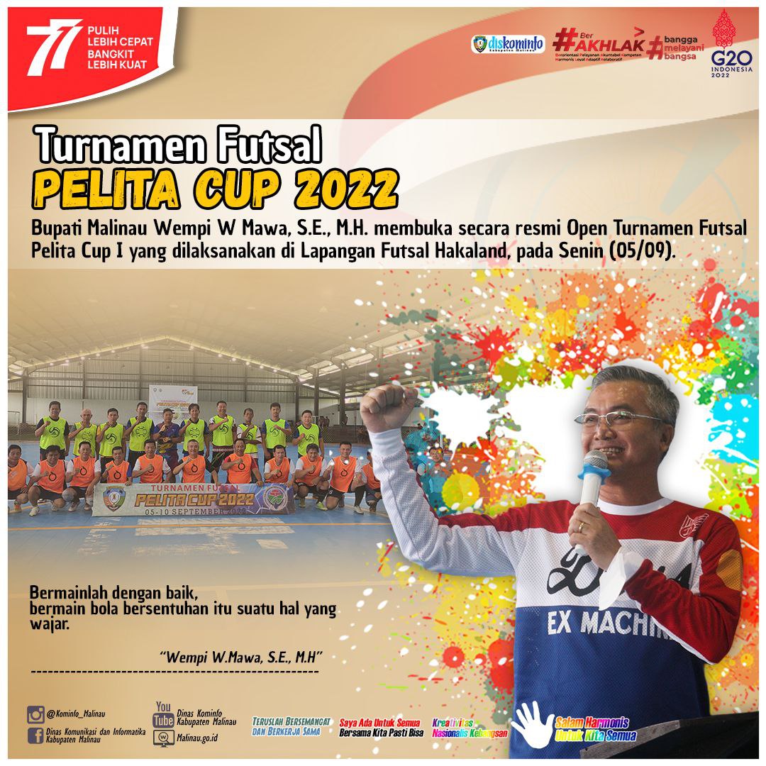 Bupati Buka Open Turnamen Futsal Pelita Cup I main image