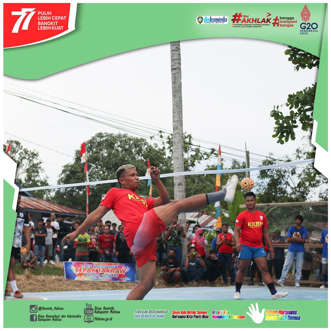 Gelar Open Tournament Sepak Takraw se-Kaltara, Wabup Apresiasi PSTI Kabupaten Malinau image 3