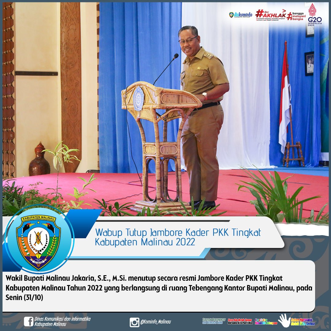 Wabup Tutup Jambore Kader PKK Tingkat Kabupaten Malinau 2022 main image