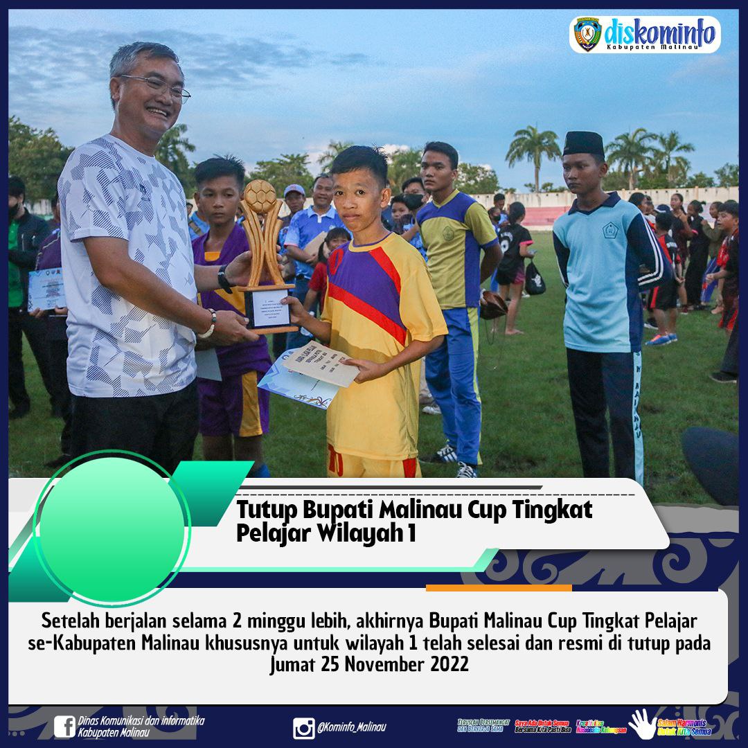 Turnamen Bupati Malinau Cup Tingkat Pelajar Wilayah I Resmi Ditutup main image