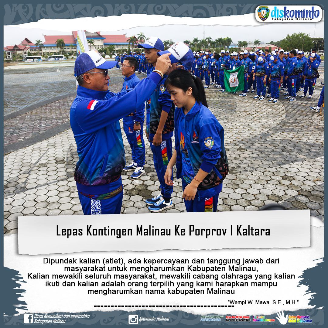 Lepas Kontingen Malinau Ke Porprov I Kaltara, Bupati : Menang, Menang, Menang main image