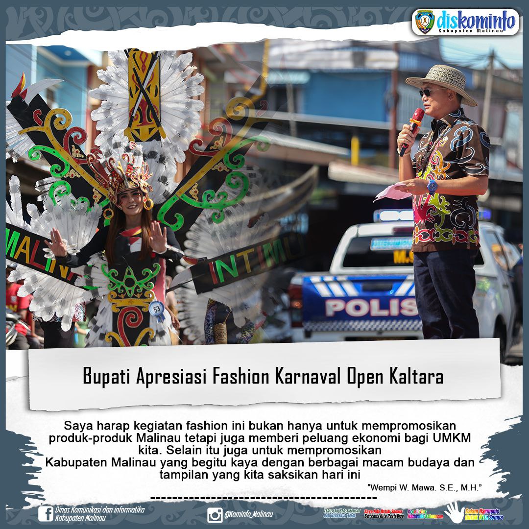 Bupati Apresiasi Fashion Karnaval Open Kaltara main image
