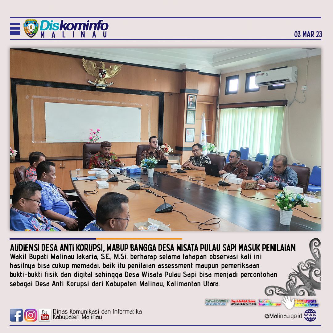 Audiensi Desa Anti Korupsi, Wabup Bangga Dewipulsa Masuk Penilaian main image