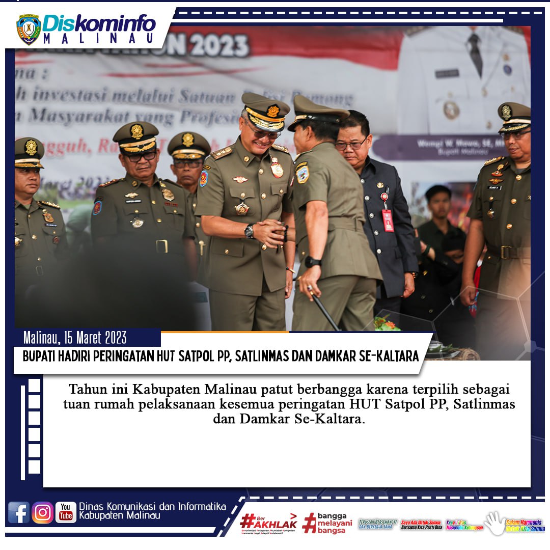 Bupati Hadiri Peringatan HUT Satpol PP, Satlinmas dan Damkar Se-Kaltara main image