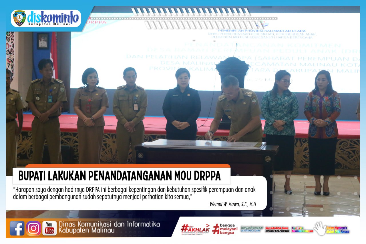 Bupati Lakukan Penandatanganan MOU DRPPA main image