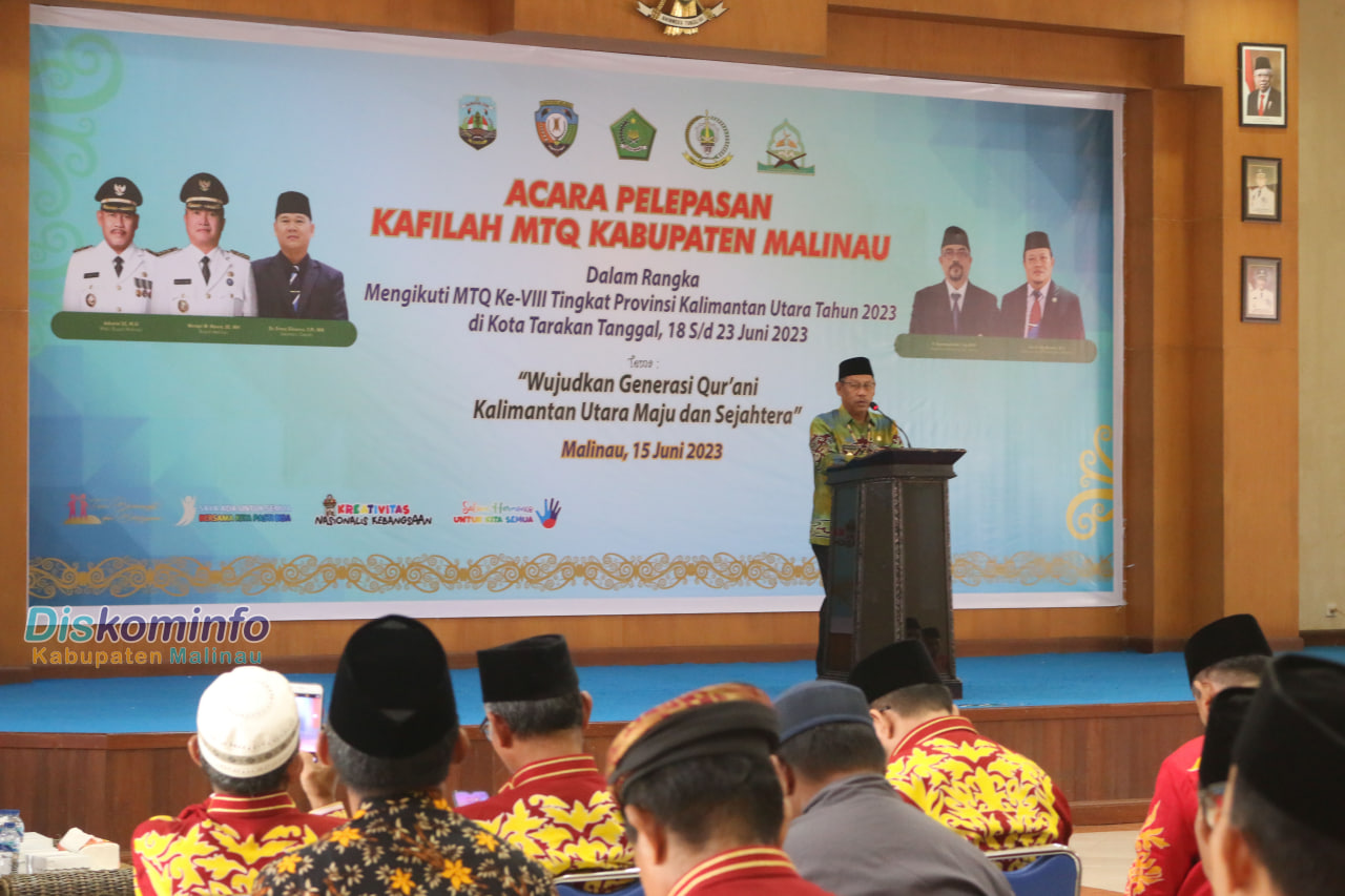 Wabup Lepas Kafilah MTQ Kabupaten Malinau image 2
