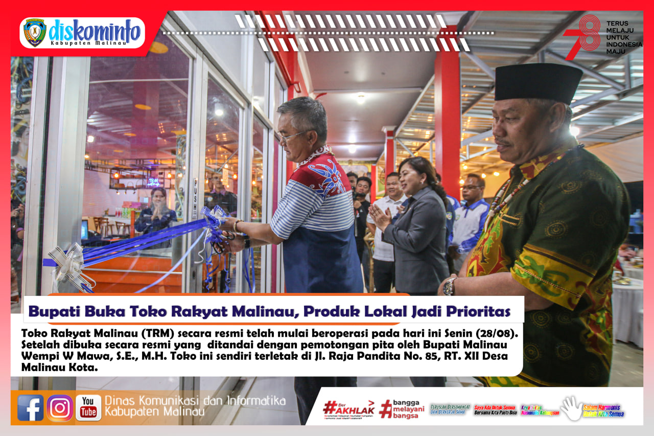 Bupati Buka Toko Rakyat Malinau, Produk Lokal Jadi Prioritas main image