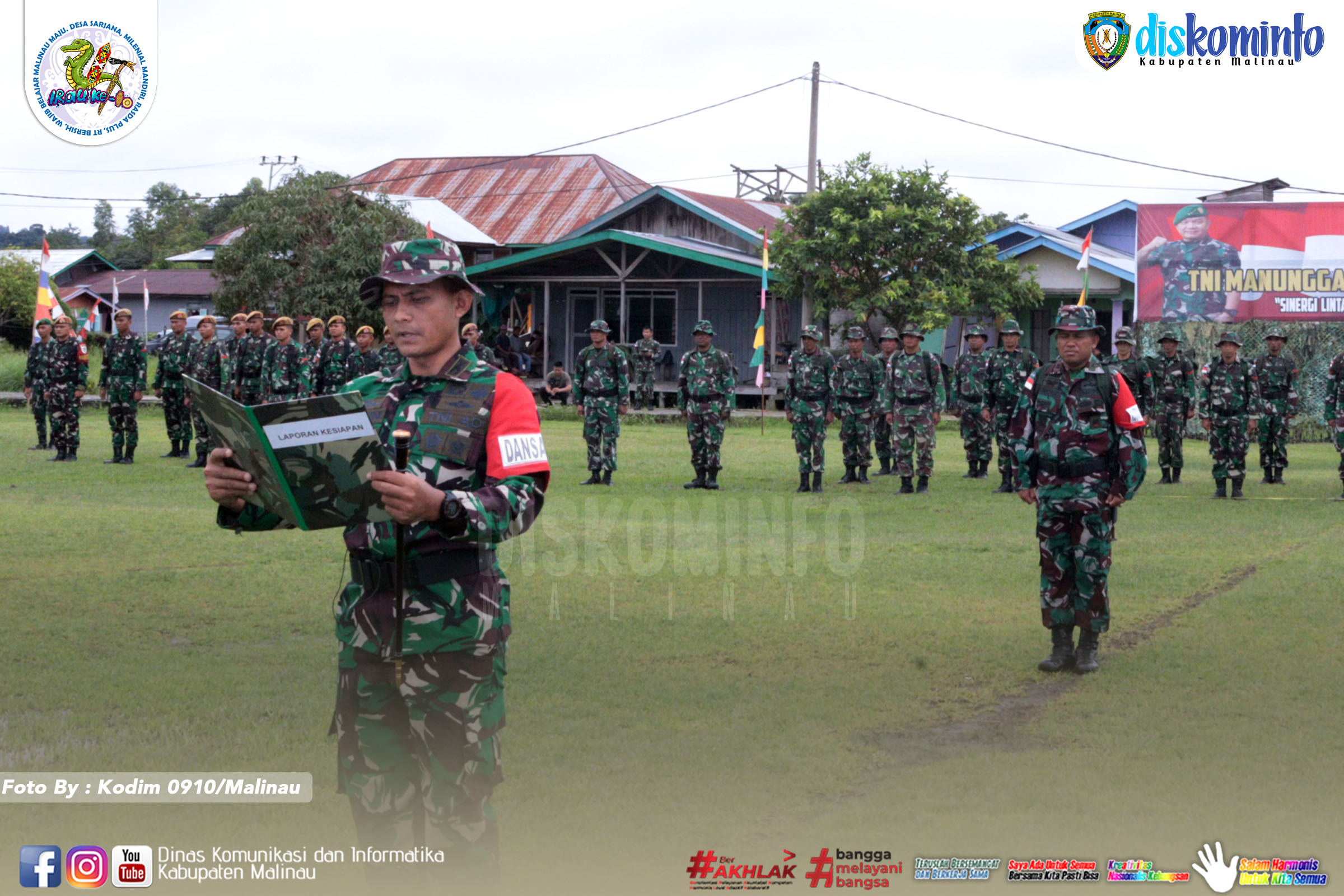 Bupati Buka TMMD Ke- 118 di Desa Kaliamok image 3