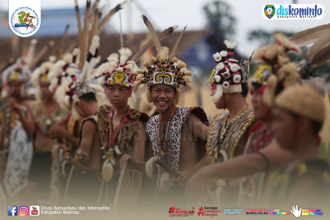 Pemakaian Ba\\' Belanyat Terbanyak, Dayak Kenyah Pecahkan Rekor MURI Dunia image 2