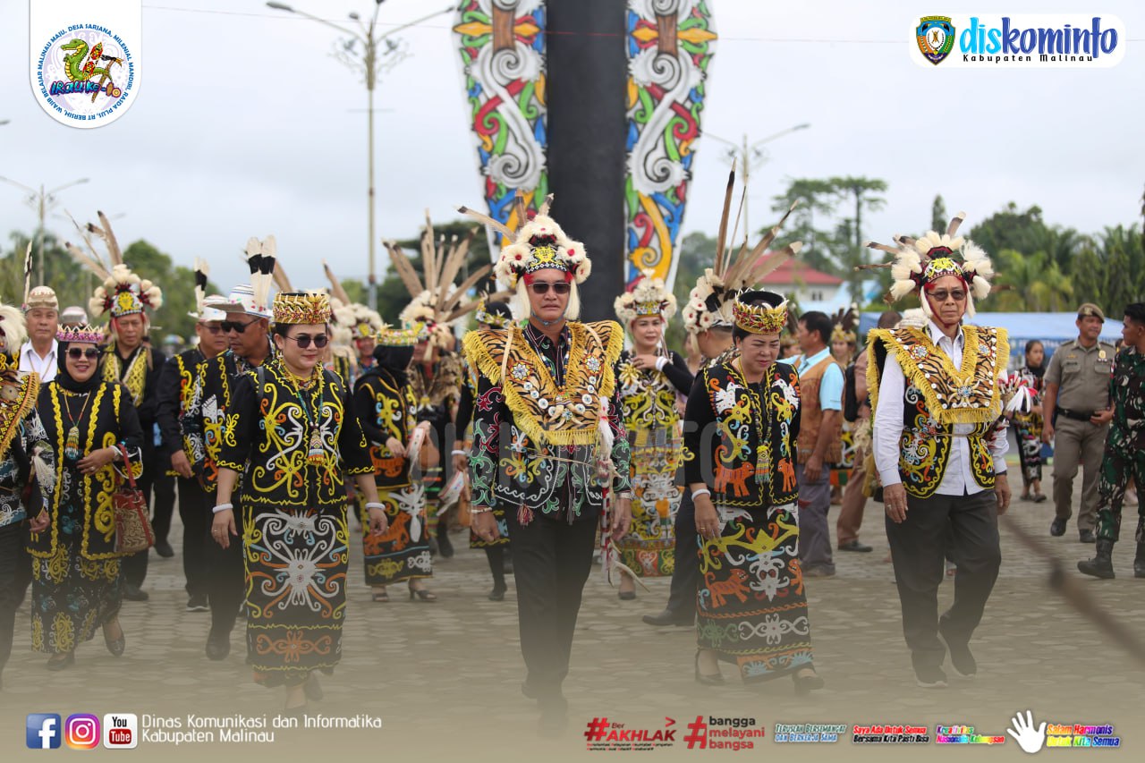 Pemakaian Ba\\' Belanyat Terbanyak, Dayak Kenyah Pecahkan Rekor MURI Dunia image 3