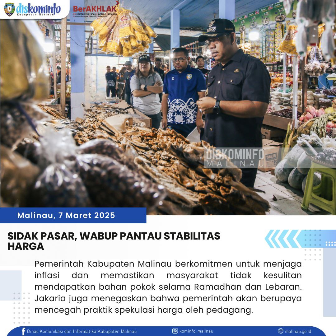 Sidak Pasar, Wabup Pantau Stabilitas Harga main image