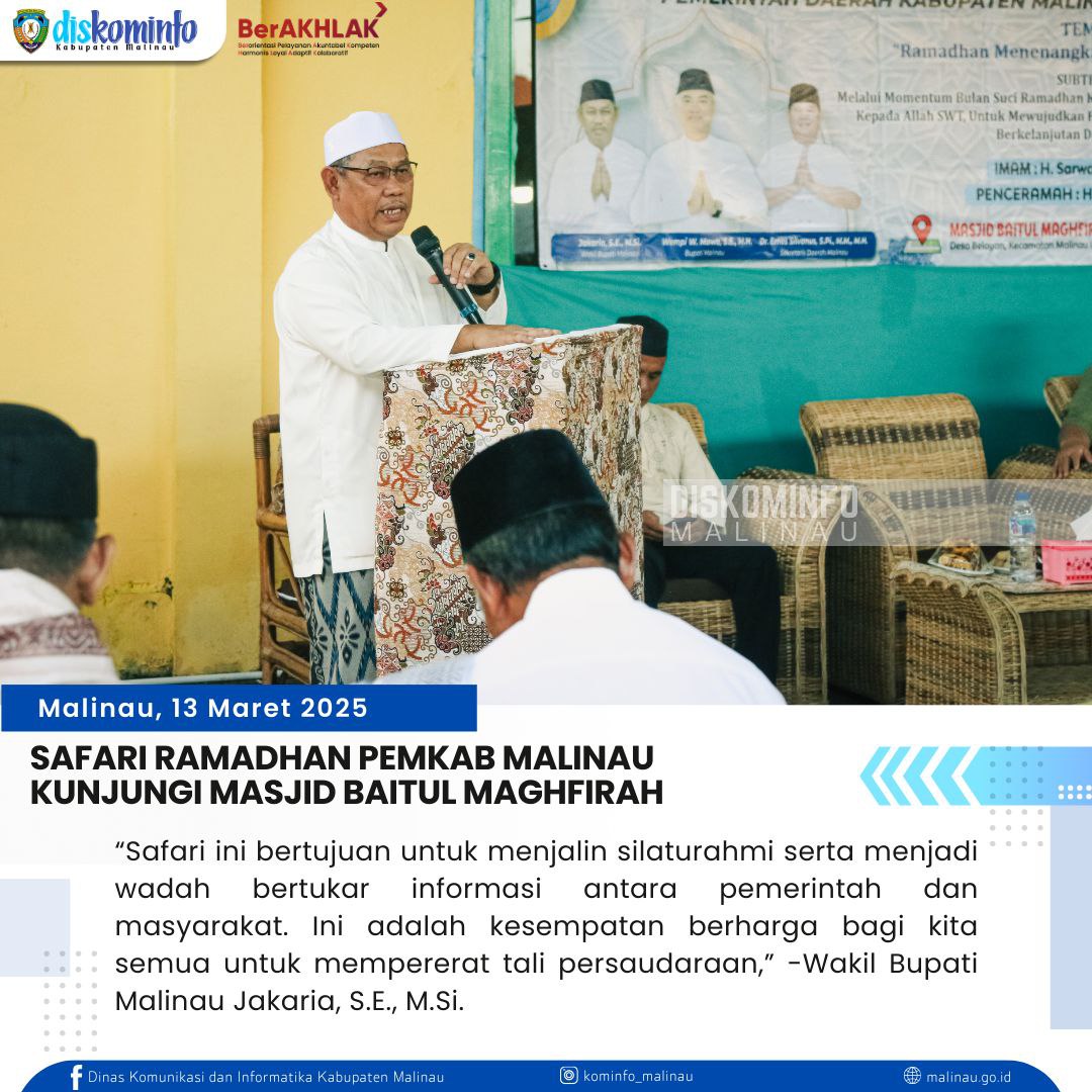 Safari Ramadhan Pemkab Malinau Kunjungi Masjid Baitul Maghfirah main image