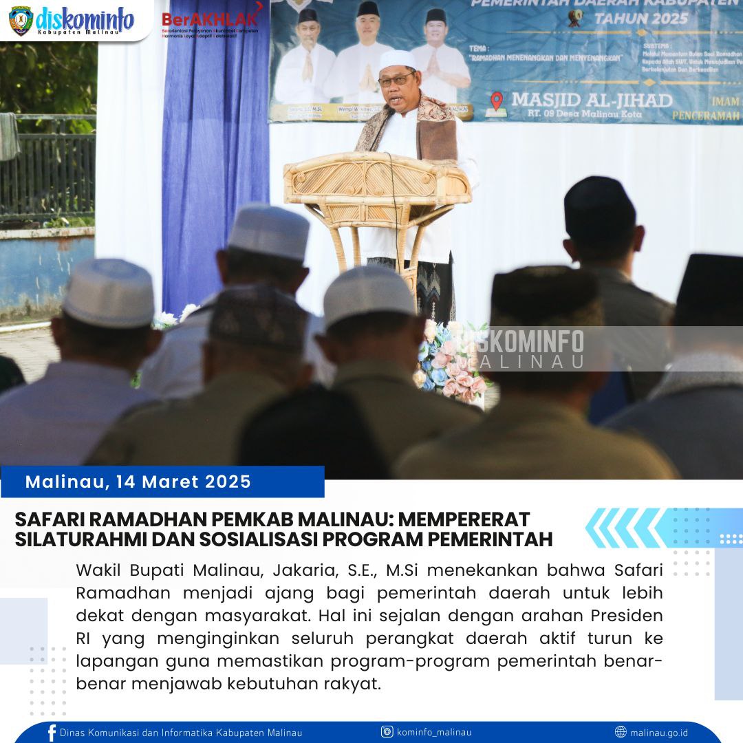 Safari Ramadhan Pemkab Malinau: Mempererat Silaturahmi dan Sosialisasi Program Pemerintah main image
