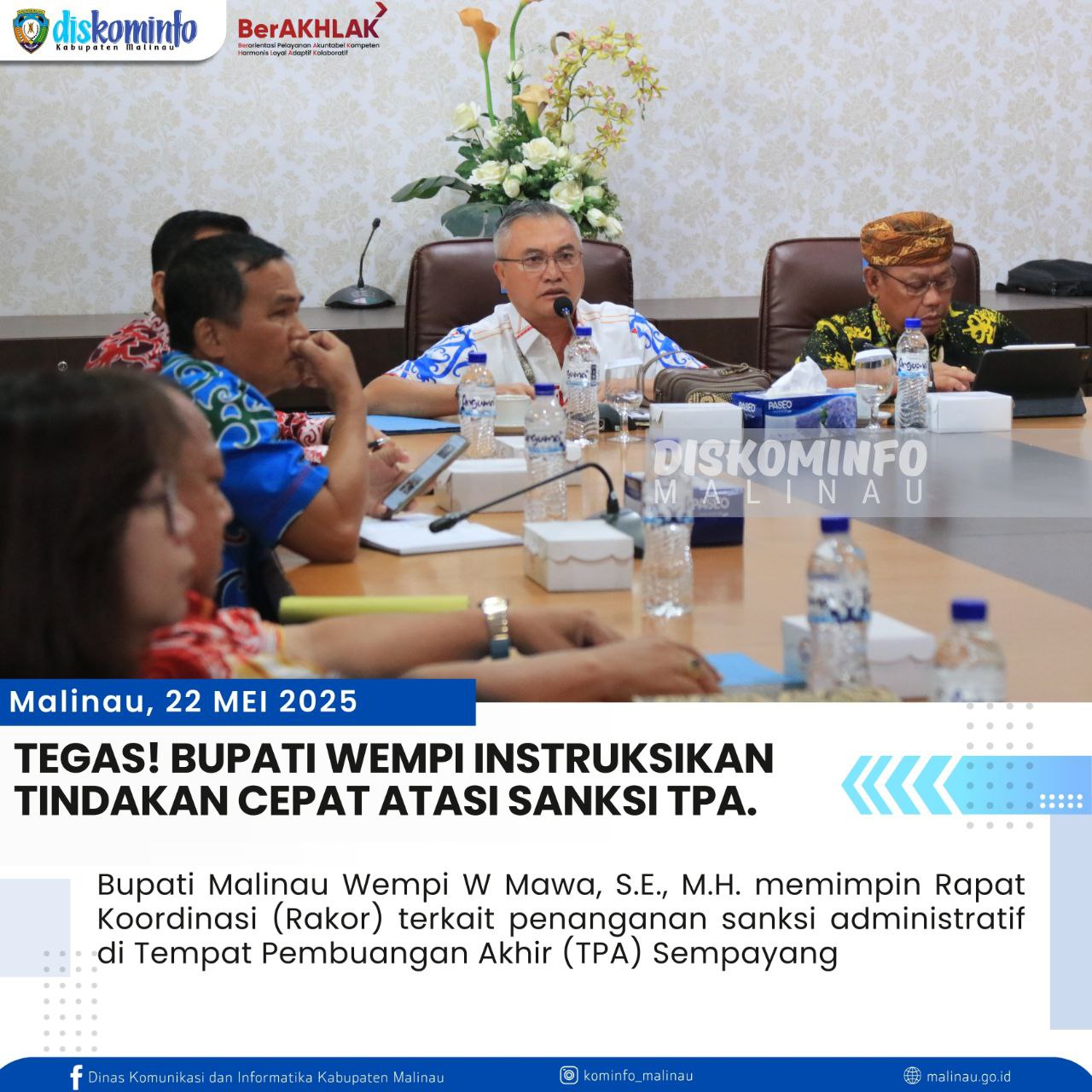Tegas! Bupati Wempi Instruksikan Tindakan Cepat Atasi Sanksi TPA main image