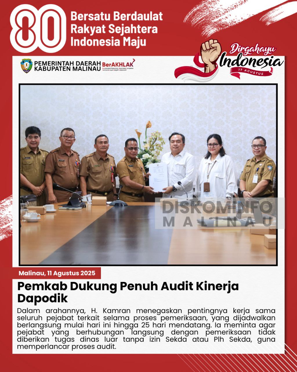 Pemkab Dukung Penuh Audit Kinerja Dapodik main image