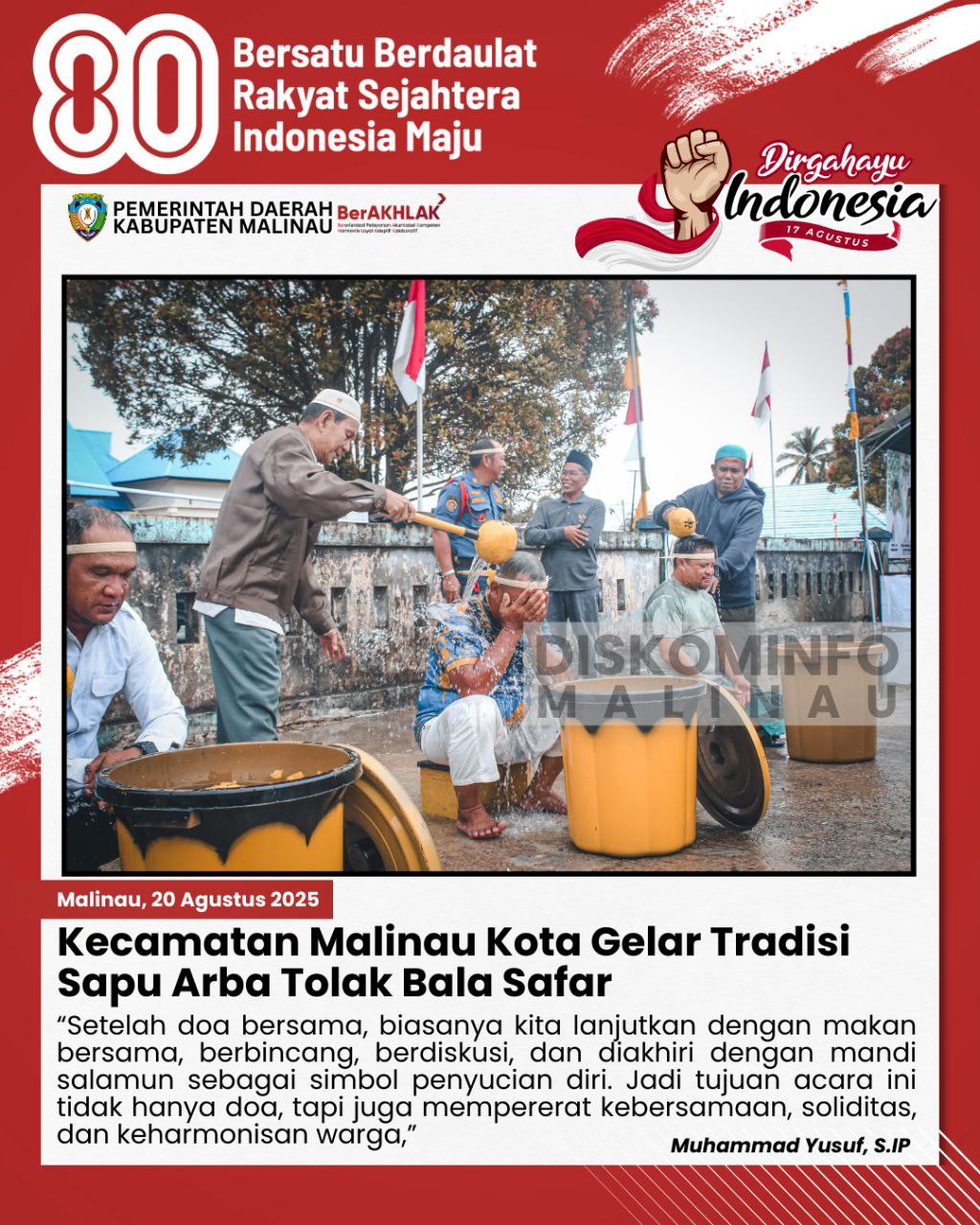 Kecamatan Malinau Kota Gelar Tradisi Sapu Arba Tolak Bala Safar main image