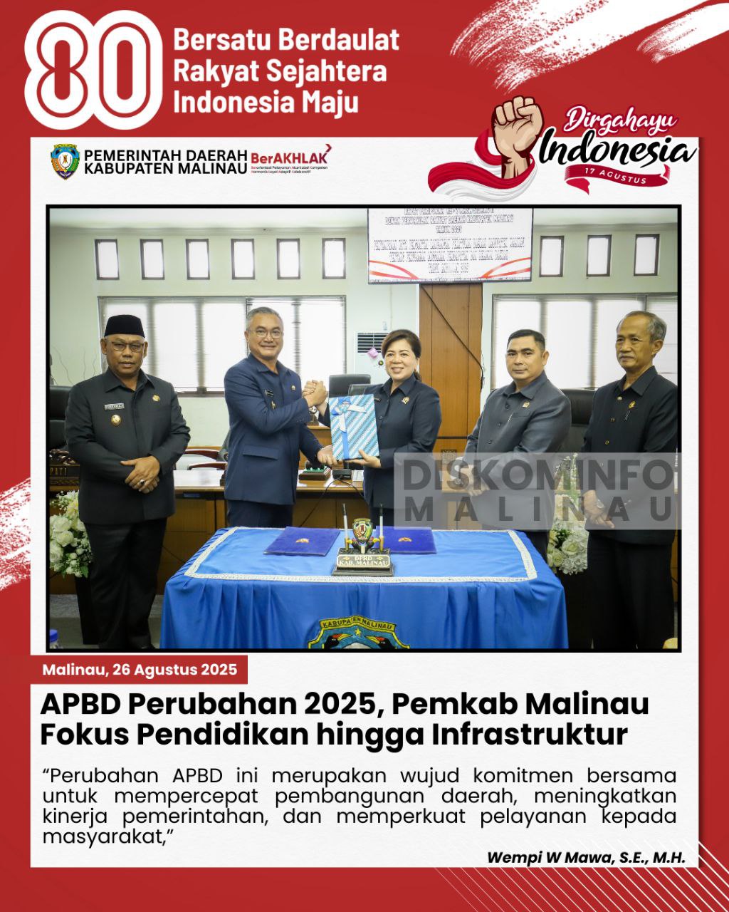 APBD Perubahan 2025, Pemkab Malinau Fokus Pendidikan hingga Infrastruktur main image