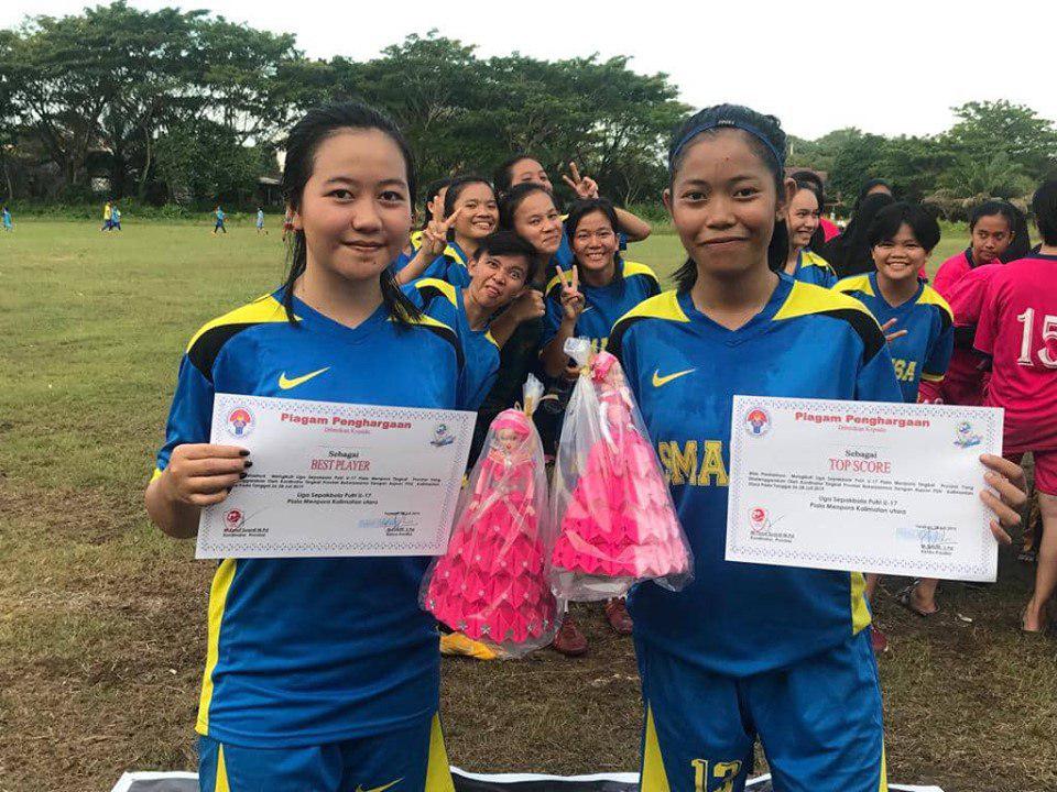 Sepak Bola Putri U-17 Kabupaten Malinau Raih Juara 1 di Ajang Piala Menpora U-17 Zona Provinsi