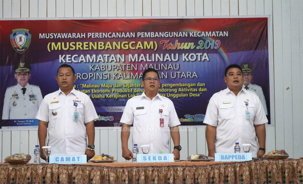 Utamakan Skala Prioritas, Camat Malinau Kota Buka Musrenbang Tingkat Kecamatan Malinau Kota Tahun 2019