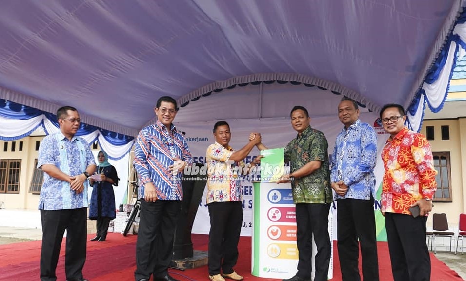 Desa Batu Lidung Menjadi Desa Pertama yang Diresmikan Sebagai Desa Sadar Jaminan Sosial Ketenagakerjaan di Kaltara.