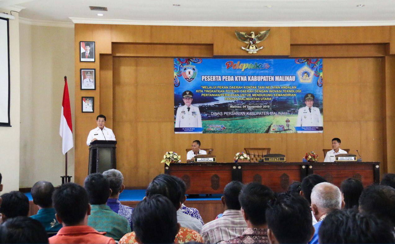 Pesan Bupati Malinau Melepas Peserta Peda KTNA Kabupaten Malinau