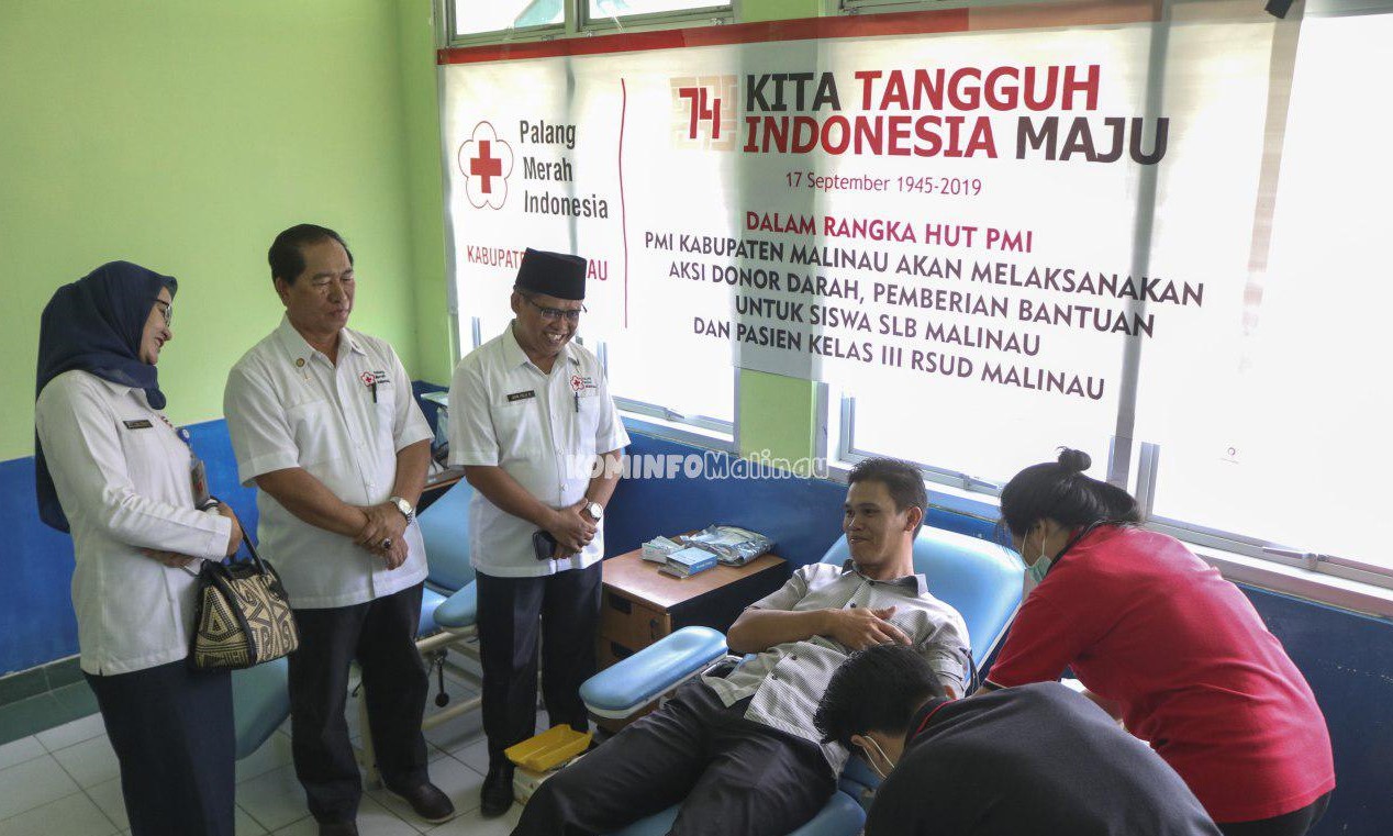 Peringati HUT PMI Ke- 74 Tahun, PMI Kabupaten Malinau Adakan Berbagai Kegiatan Sosial
